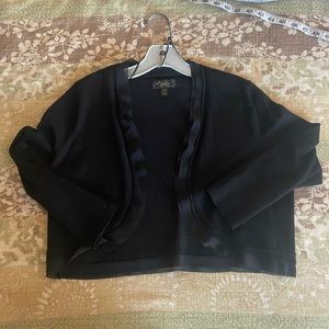 Cute short black cover sweater